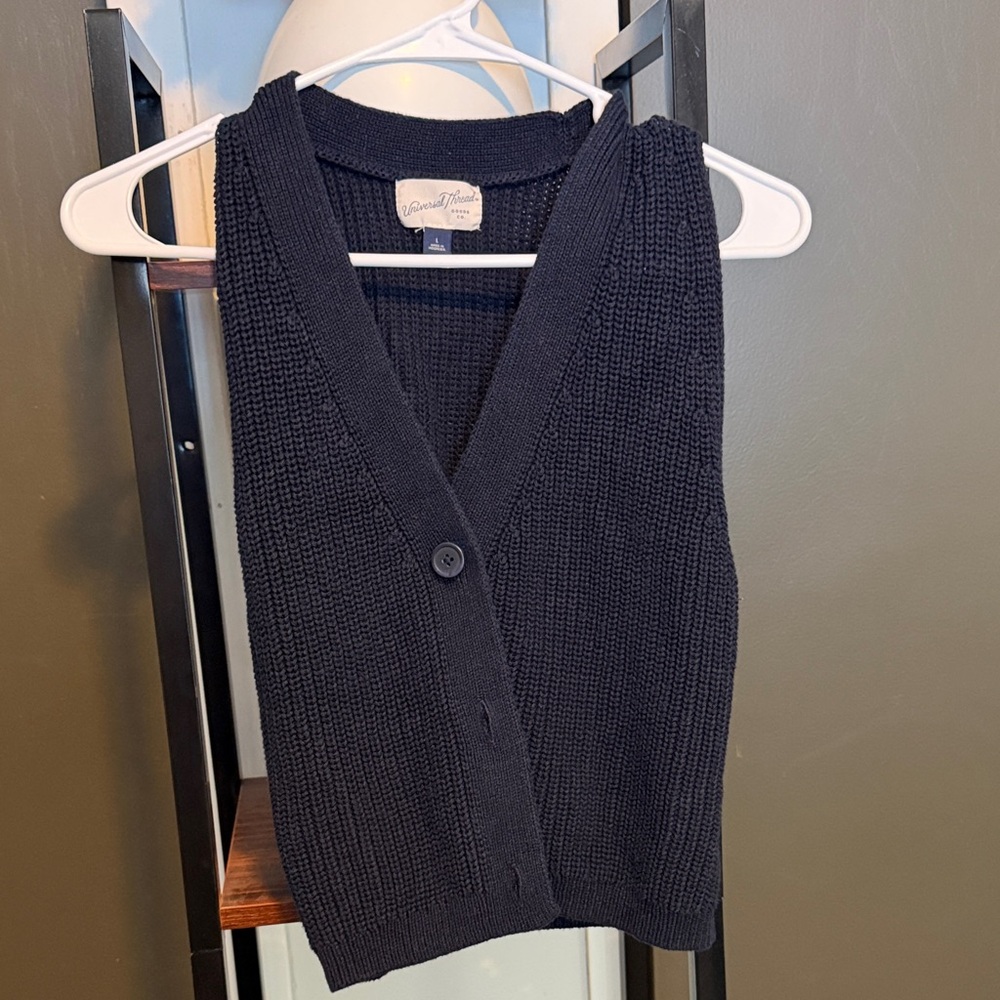 Universal Thread Navy V-Neck Sweater Vest